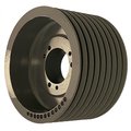 B B Manufacturing Bushing 8 Groove V-Belt Pulley 16 inch OD 88V1600J